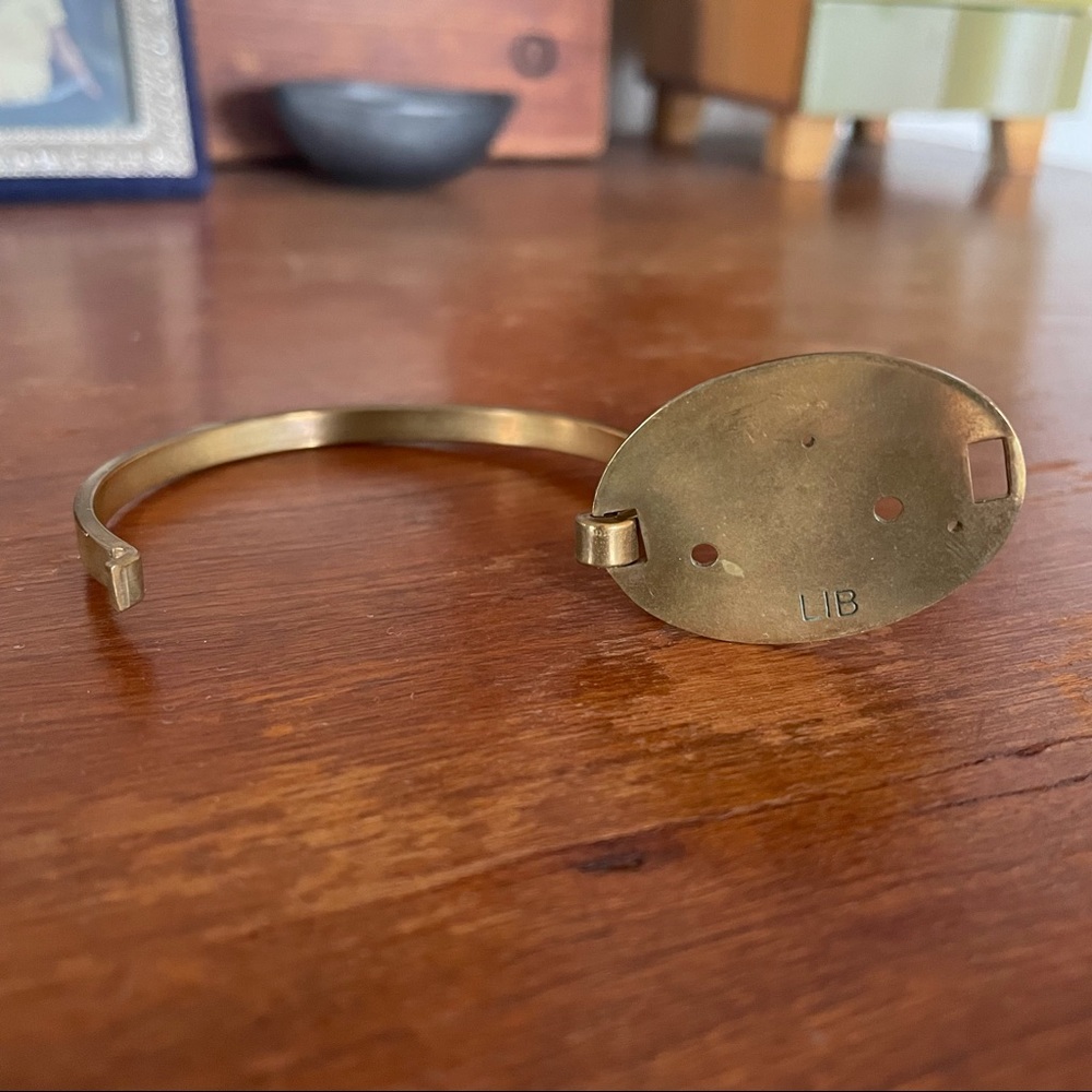 Julie Nolan for Anthropologie Brass Zodiac Bracelet Libra - Picture 2 of 6